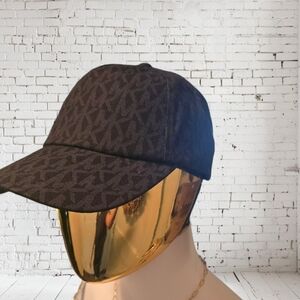 Michael Kors Black Navy blue/black  MK Logo Baseball Hat Cap